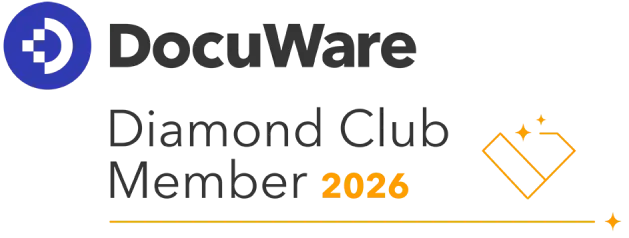 Logo DocuWare Partner Diamond Club Member 2026