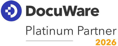 Logo DocuWare partner Platinum 2026
