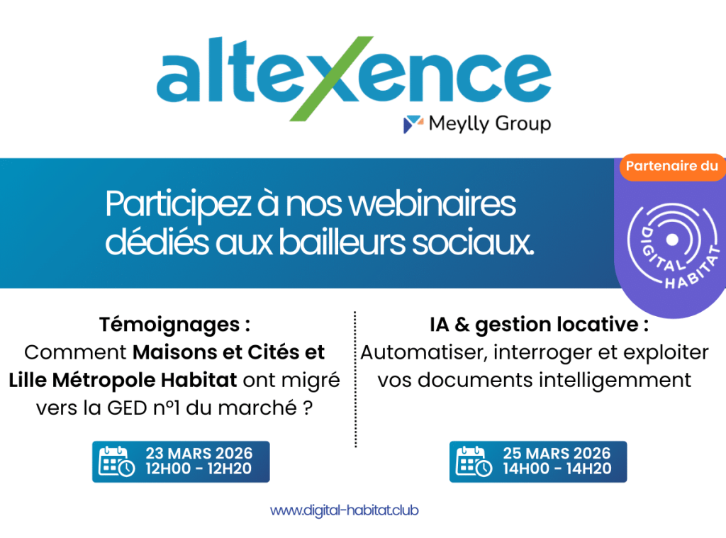 bannière Digital Habitat webinaires
